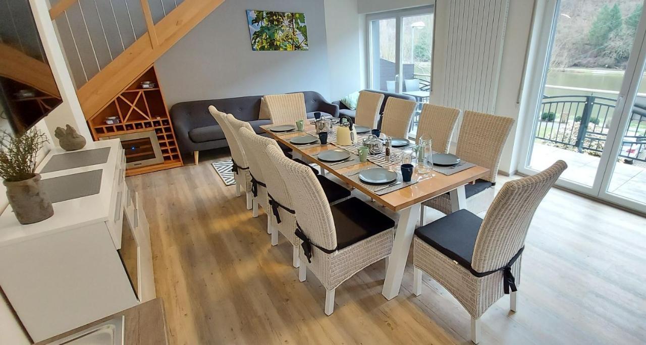 Ferienwohnung am Fluß Klotten Exterior foto